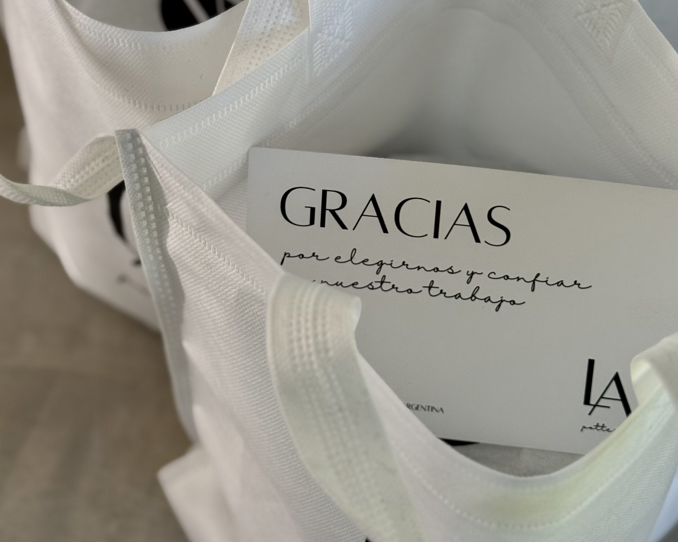 Empaque de las piezas
